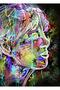 Bts Jungkook Neon Flowers Digital Painting Wooden Poster Decorative Code411