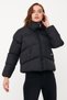 Palton negru oversize puf de damă