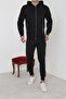 Men's Rubber Leg Zippered Tracksuit Set - 2