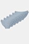 Women's Gray 6 Pack Modal Low Waist Slip Panties 183