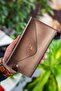 Copper Envelope-Style Women's Wallet with Phone and Coin Compartments - 3