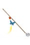 Felt Butterfly Figured Bell Cat Fishing Rod