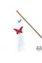 Felt Butterfly Figured Bell Cat Fishing Rod - 4