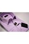 قميص Slimfit Lilac Satin ذو الياقة الكلاسيكية - 4