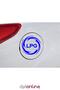 Tank Fuel Cover Lpg Sticker - Auto Sticker - Car Sticker 12x11 Cm