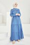 6717 Denim Hijab Dress