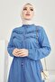 6717 Denim Hijab Dress - 2
