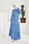 6717 Denim Hijab Dress - 6