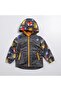 Boy's Animal Figured Lined Raincoat with Bag 1-5 Years Old Seasonal Coat