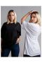 Black and White Oversize T-shirt 2 Pack