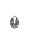 Vintage Leaf Design Ring Snap 316l Men's Steel Earring (SINGLE)