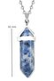 Certified Nail Model Logic Intelligence Stone Natural Sodalite Stone Necklace - 3