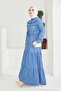 6717 Denim Hijab Dress - 5