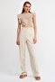 10176 Crop Sweater with Frilly Sleeves-beige - 3
