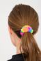 Colorful Plush Rubber Hair Clip - 2