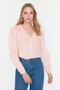 Powder Collar Embroidered Cotton Woven Shirt TWOAW21GO0005 - 2
