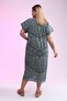 Şilebezi Leopard Pattern Short Sleeve Maternity Dress - 8