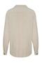 Beige Buttoned Oversize Linen Shirt with Pockets 2yxe2-45929-25 - 3