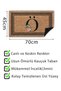 Letter Printed Door Mat Decorative Outdoor Doormat Home Interior Doormat Letter O - 5