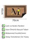 Letter Printed Door Front Mat Decorative Outdoor Doormat Home Interior Doormat Letter m - 5
