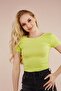 Women's Light Green Chain Detailed Camisole Blouse - 3