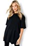 Retail Love Plug Black Oversize Short Sleeve Women's T-shirt - 2