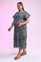 Şilebezi Leopard Pattern Short Sleeve Maternity Dress - 5