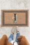 Letter Printed Door Mat Decorative Outdoor Doormat Indoor Doormat Letter I