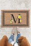 Letter Printed Door Front Mat Decorative Outdoor Doormat Home Interior Doormat Letter m