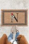 Letter Printed Door Front Mat Decorative Outdoor Doormat Home Interior Doormat Letter N