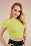 Women's Light Green Chain Detailed Camisole Blouse - 5