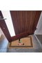 Letter Printed Door Front Mat Decorative Outdoor Doormat Home Interior Doormat Letter L - 4