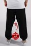 Men's Black Loose Fit Plus Size Shalwar Jogger Sweatpants