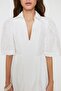White Skater/Belt Opening Embroidery Mini Lined Woven Dress TWOSS21EL3680 - 4