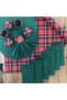 American Tablecloth, Plaid 6 Placemats, 6 Napkins, 6 Napkin Rings and Runner, Christmas Table, Christmas