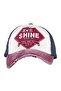 2021 Model Jewel Shine Burgundy Blue Baseball Cap - Antique - 2