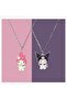 Kawaii Fantasy Magic My Melody And Kuromi Bff Couple Necklace