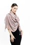 Shawl - Gray & Red - Polyester Free - 5