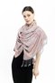 Shawl - Gray & Red - Polyester Free - 6