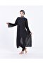 Women's Hijab Swimsuit Long Sleeve Pareo Black