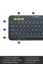 K380 Klavye Bluetooth Türkçe Multi-Device Kompakt Kablosuz Siyah - 5