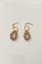 Chain Dangle Gold Earrings - 4