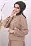Stone Embroidered Skirt Suit - 2