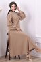 Stone Embroidered Skirt Suit - 3
