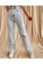 Talya 90's Blue Ice Snow Wash Extra High Waist Palazzo Loose Jean Trousers - 3