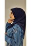 وشاح تكتيكي جاهز Hijap باللون الأزرق الداكن - 4