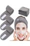 Towel Hair Band 4-Piece Athlete Hair Band Makeup Band Sweatband - 2