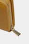 3802 Genuine Real Leather Small Women's Wallet Flother Yellow - 6