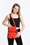 Genuine Leather, Medium Size, Crossbody Strap, Women's Bag, A.Red 24*17*7 cm - 4