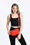 Genuine Leather, Medium Size, Crossbody Strap, Women's Bag, A.Red 24*17*7 cm - 5
